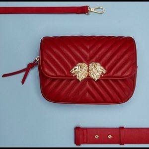 ZARA RED BELT BAG